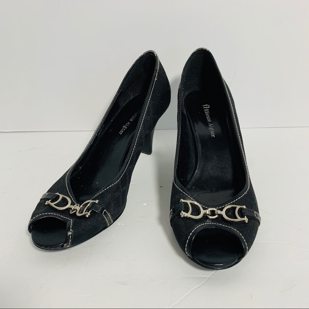 Etienne Aigner Cherie Size 7M Peep Toe Heel Pump